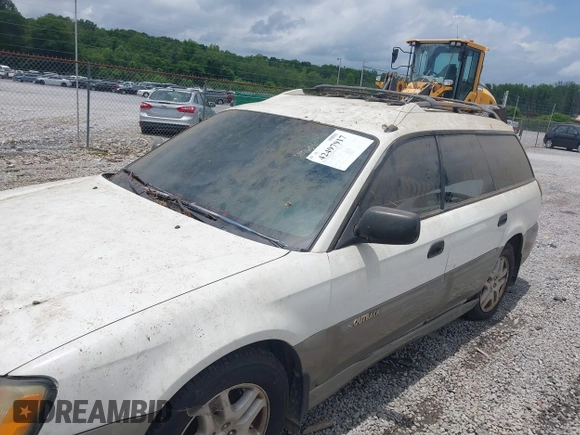 2001 Subaru Legacy Outback with VIN 4S3BH675817675013, listed as a IAAI auction lot 42497917 with 191,695 mi miles and . Bid and sale history available at DreamBid. Image 16.