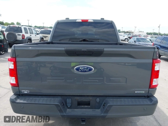 2021 Ford F-150 XL with VIN 1FTEW1CP3MFA80786, listed as a IAAI auction lot 42061952 with 32,071 mi miles. Bid and sale history available at carsss.com. Image 16.