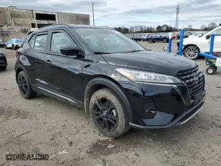 2024 Nissan Kicks SR with VIN 3N1CP5DV7RL542341, listed as a Copart auction lot 47764745 with 1,584 mi miles and Salvage Title. Bid and sale history available at carsss.com. Image 4.