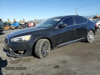 2016 Kia Cadenza Premium with VIN KNALN4D7XG5209706, listed as a Copart auction lot 84475704 with 141,957 mi miles and Salvage Title. Bid and sale history available at carsss.com. Image 1.