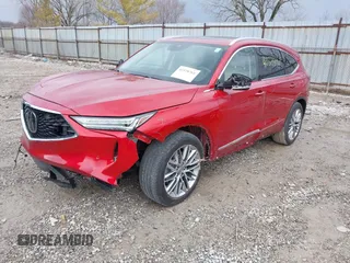 2023 Acura MDX w/Advance Package with VIN 5J8YE1H86PL035592, listed as a IAAI auction lot 41578761 with 18,802 mi miles. Bid and sale history available at carsss.com. Image 2.