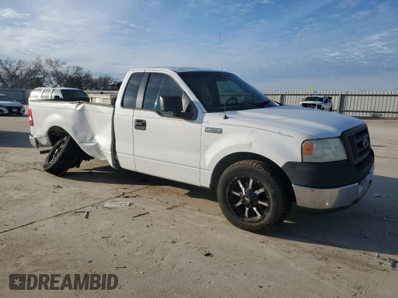 2005 Ford F-150 XL with VIN 1FTRF12W15NA99287, listed as a Copart auction lot 88585395 with 188,488 mi miles and Salvage Title. Bid and sale history available at carsss.com. Image 4.