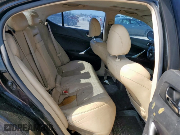 2008 Lexus IS 250 z VIN JTHBK262282065082, wystawiony jako Copart lot #57063935 z przebiegiem 159 294 mil mil oraz Szkoda całkowita • Salvage title. Historia ofert i sprzedaży dostępna na DreamBid. Obrazek 10.