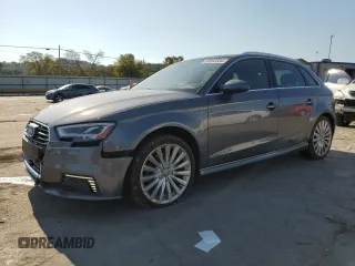 2017 Audi A3 with VIN WAUSPBFF9HA084365, listed as a Copart auction lot 69092554 with 121,683 mi miles and Salvage title. Bid and sale history available at DreamBid. Image 1.