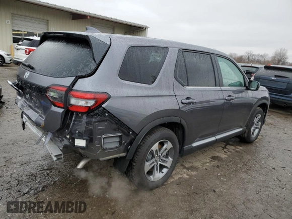 2025 Honda Pilot EX-L z VIN 5FNYG1H44SB040047, wystawiony jako Copart lot #43359925 z przebiegiem 4 896 mil mil oraz Szkoda całkowita • Salvage title. Historia ofert i sprzedaży dostępna na DreamBid. Obrazek 3.