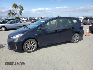 2016 Toyota Prius v Two with VIN JTDZN3EU2GJ054555, listed as a Copart auction lot 50606125 with 157,947 mi miles and Salvage Title. Bid and sale history available at carsss.com. Image 1.