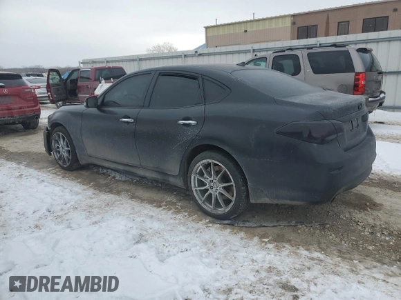2017 Infiniti M37 with VIN JN1BY1AR1HM770588, listed as a Copart auction lot 44752335 with 0 mi miles and Salvage Title. Bid and sale history available at carsss.com. Image 2.