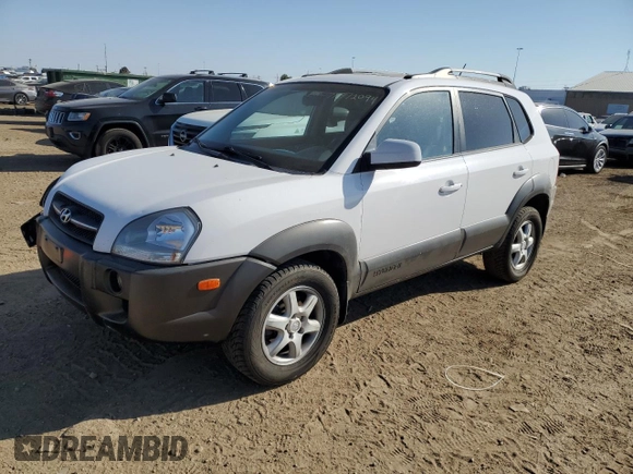 2005 Hyundai Tucson GLS with VIN KM8JN72D75U169698, listed as a Copart auction lot 71572094 with 149,706 mi miles and Salvage Title. Bid and sale history available at carsss.com. Image 1.
