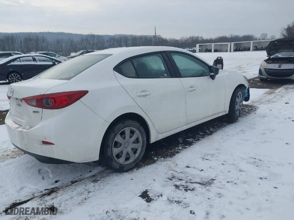 2014 Mazda Mazda3 i SV with VIN JM1BM1T71E1147361, listed as a IAAI auction lot 41490783 with 107,867 mi miles. Bid and sale history available at carsss.com. Image 4.