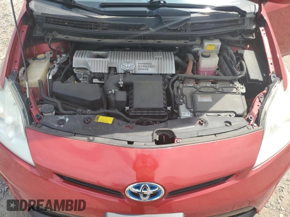 2013 Toyota Prius One z VIN JTDKN3DU1D1623197, wystawiony jako Copart lot #59472015 z przebiegiem 100 034 mil mil oraz Szkoda całkowita • Salvage title. Historia ofert i sprzedaży dostępna na DreamBid. Obrazek 11.