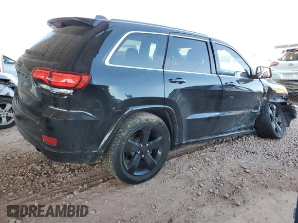 2015 Jeep Grand Cherokee Altitude with VIN 1C4RJEAG4FC927328, listed as a Copart auction lot 45932345 with 129,911 mi miles and Salvage Title. Bid and sale history available at carsss.com. Image 3.