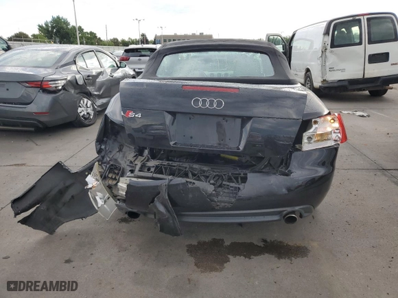 2006 Audi S4 with VIN WUARL48H16K900017, listed as a Copart auction lot 61431414 with 164,209 mi miles and Salvage Title. Bid and sale history available at carsss.com. Image 6.