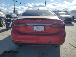 2019 Infiniti Q50 RED SPORT 400 with VIN JN1FV7AP4KM780082, listed as a Copart auction lot 41540805 with 78,820 mi miles and Salvage Title. Bid and sale history available at carsss.com. Image 6.