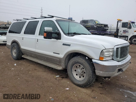 2001 Ford Excursion Limited z VIN 1FMNU42F01ED72943, wystawiony jako Copart lot #53872445 z przebiegiem 195 219 mil mil oraz Szkoda całkowita • Salvage title. Historia ofert i sprzedaży dostępna na DreamBid. Obrazek 4.