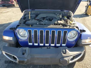 2020 Jeep Wrangler Unlimited Sahara Altitude with VIN 1C4HJXEG1LW233952, listed as a Copart auction lot 80713354 with 46,146 mi miles and Salvage title. Bid and sale history available at DreamBid. Image 13.
