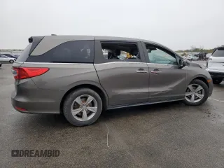 2020 Honda Odyssey EX-L with VIN 5FNRL6H70LB070221, listed as a Copart auction lot 84166514 with Not Provided miles and Salvage Title. Bid and sale history available at carsss.com. Image 3.
