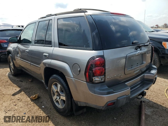 2005 Chevrolet TrailBlazer LT with VIN 1GNDT13S052378804, listed as a Copart auction lot 62047624 with 119,536 mi miles and Salvage Title. Bid and sale history available at DreamBid. Image 2.