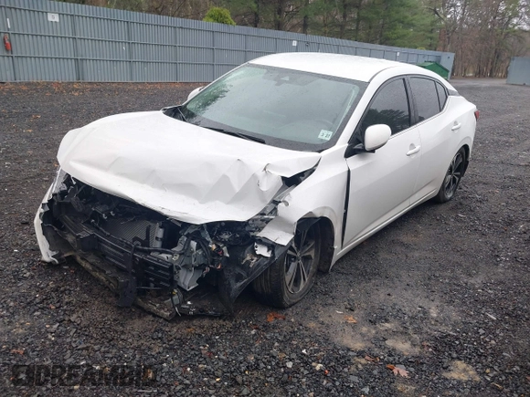 2022 Nissan Sentra SV with VIN 3N1AB8CV9NY231497, listed as a IAAI auction lot 42015906 with 31,792 mi miles and . Bid and sale history available at DreamBid. Image 17.