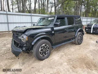 2023 Ford Bronco with VIN 1FMDE5BH0PLB30495, listed as a Copart auction lot 51380065 with 18,156 mi miles and Salvage Title. Bid and sale history available at carsss.com. Image 1.