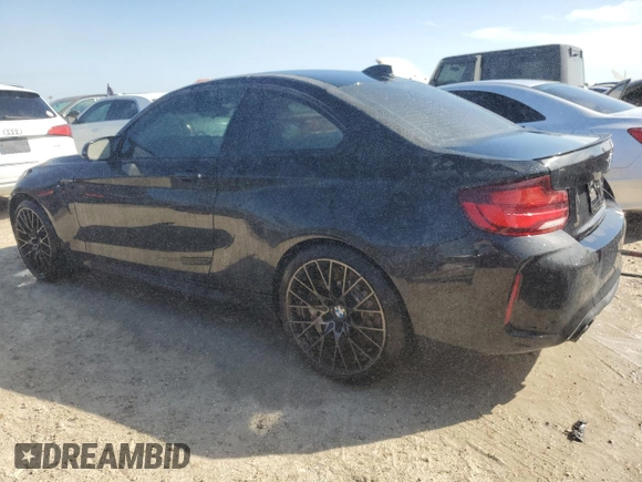 2021 BMW M2 Competition with VIN WBS2U7C09M7G58555, listed as a Copart auction lot 74292844 with 0 mi miles and Non Repairable. Bid and sale history available at carsss.com. Image 2.