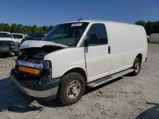 2022 Chevrolet Express Cargo с VIN 1GCWGAF77N1268206, выставлен на аукционе Copart как лот 57682045 с пробегом 38 756 миль миль и Списание • Salvage title. История ставок и продаж доступна на DreamBid. Изображение 1.