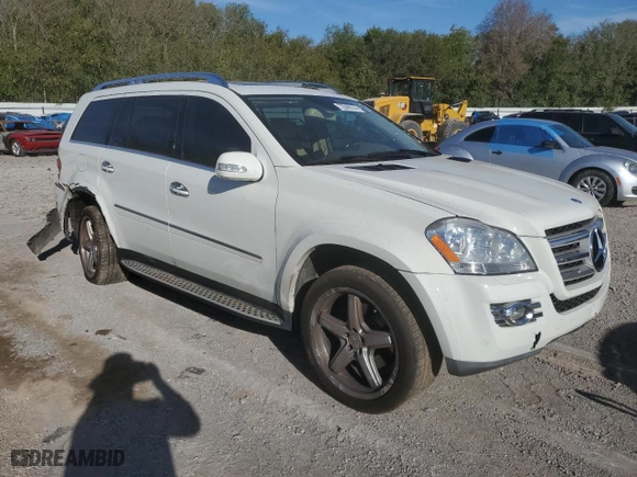 2008 Mercedes-Benz GL-Class 5.5L with VIN 4JGBF86E08A329677, listed as a Copart auction lot 72849314 with 149,423 mi miles and Salvage Title. Bid and sale history available at carsss.com. Image 4.