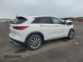 2022 Infiniti QX50 Pure with VIN 3PCAJ5AB6NF113250, listed as a Copart auction lot 78262374 with 31,554 mi miles and Salvage title. Bid and sale history available at DreamBid. Image 3.