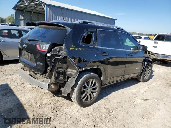 2019 Jeep Cherokee Latitude Plus with VIN 1C4PJLLB1KD176707, listed as a Copart auction lot 81704574 with 108,147 mi miles and Non Repairable. Bid and sale history available at carsss.com. Image 3.