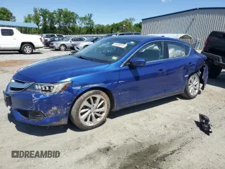 2016 Acura ILX with VIN 19UDE2F30GA023641, listed as a Copart auction lot 55008815 with 66,980 mi miles and Salvage title. Bid and sale history available at DreamBid. Image 1.