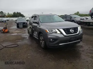 2017 Nissan Pathfinder SV with VIN 5N1DR2MM0HC695022, listed as a Copart auction lot 57045895 with 114,739 mi miles and Salvage title. Bid and sale history available at DreamBid. Image 15.