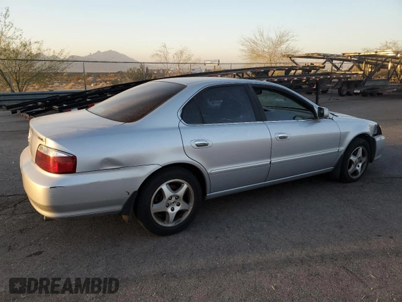 2002 Acura TL with VIN 19UUA56622A001690, listed as a Copart auction lot 71303934 with 158,297 mi miles and Salvage Title. Bid and sale history available at carsss.com. Image 3.