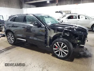 2023 Jaguar F-Pace R-Dynamic S with VIN SADCT2FU7PA704571, listed as a Copart auction lot 55594425 with 31,654 mi miles and Salvage Title. Bid and sale history available at DreamBid. Image 4.