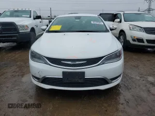 2015 Chrysler 200 Limited with VIN 1C3CCCAB0FN547730, listed as a Copart auction lot 48246985 with 107,458 mi miles and Salvage Title. Bid and sale history available at carsss.com. Image 5.