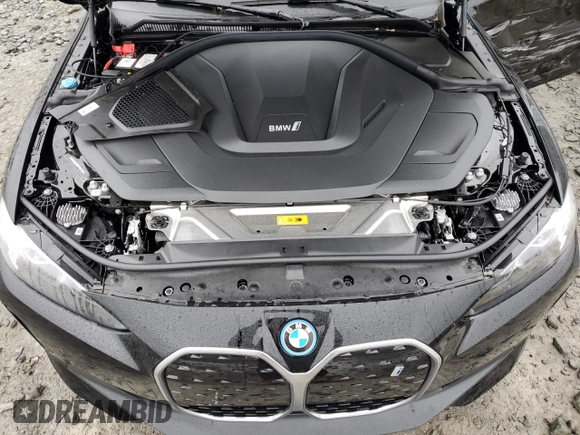 2024 BMW i4 eDrive35 with VIN WBY43AW05RFS84773, listed as a Copart auction lot 54974024 with 2,942 mi miles and Salvage Title. Bid and sale history available at carsss.com. Image 12.