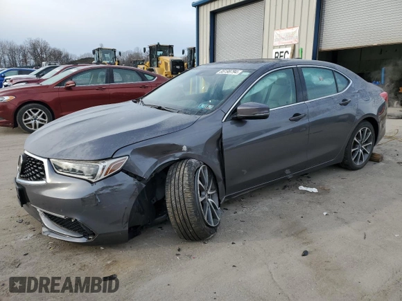 2019 Acura TLX z VIN 19UUB3F35KA000458, wystawiony jako Copart lot #85198794 z przebiegiem 31 895 mil mil oraz Szkoda całkowita • Salvage title. Historia ofert i sprzedaży dostępna na DreamBid. Obrazek 1.