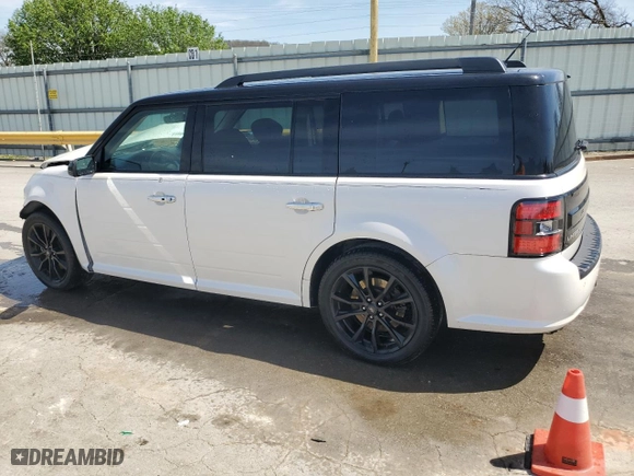 2019 Ford Flex Limited EcoBoost with VIN 2FMHK6DT3KBA16677, listed as a Copart auction lot 51474865 with 55,866 mi miles and Salvage Title. Bid and sale history available at carsss.com. Image 2.