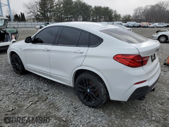 2017 BMW X4 M40i z VIN 5UXXW7C55H0U25737, wystawiony jako Copart lot #46354555 z przebiegiem Nie podano mil oraz Szkoda całkowita • Salvage title. Historia ofert i sprzedaży dostępna na DreamBid. Obrazek 2.