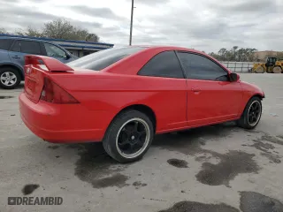 2003 Honda Civic EX with VIN 1HGEM22953L031993, listed as a Copart auction lot 45416955 with 262,482 mi miles and Salvage Title. Bid and sale history available at carsss.com. Image 3.