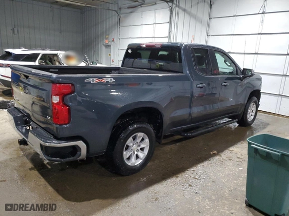 2019 Chevrolet Silverado 1500 LT with VIN 1GCRYDEK9KZ301222, listed as a Copart auction lot 45672115 with 78,037 mi miles and Salvage Title. Bid and sale history available at carsss.com. Image 3.