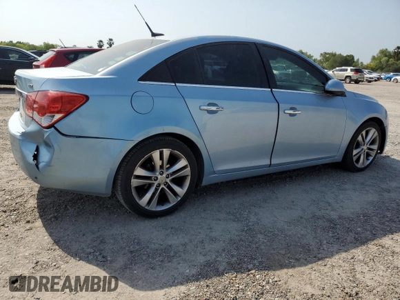 2011 Chevrolet Cruze LTZ with VIN 1G1PH5S92B7146189, listed as a Copart auction lot 51744015 with 167,014 mi miles and Clean Title. Bid and sale history available at DreamBid. Image 3.
