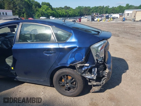 2014 Toyota Prius Four with VIN JTDKN3DU7E0380860, listed as a IAAI auction lot 42308828 with 108,505 mi miles and . Bid and sale history available at DreamBid. Image 6.