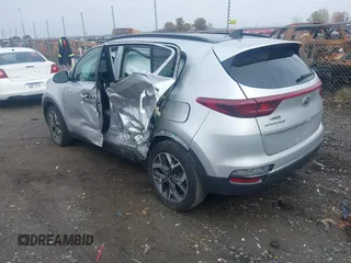 2020 Kia Sportage EX with VIN KNDPN3AC9L7775192, listed as a IAAI auction lot 41020011 with 60,652 mi miles and . Bid and sale history available at DreamBid. Image 3.