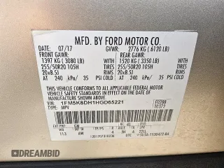2017 Ford Explorer XLT with VIN 1FM5K8DH1HGD65221, listed as a Copart auction lot 59336125 with 170,977 mi miles and Clean title. Bid and sale history available at DreamBid. Image 13.