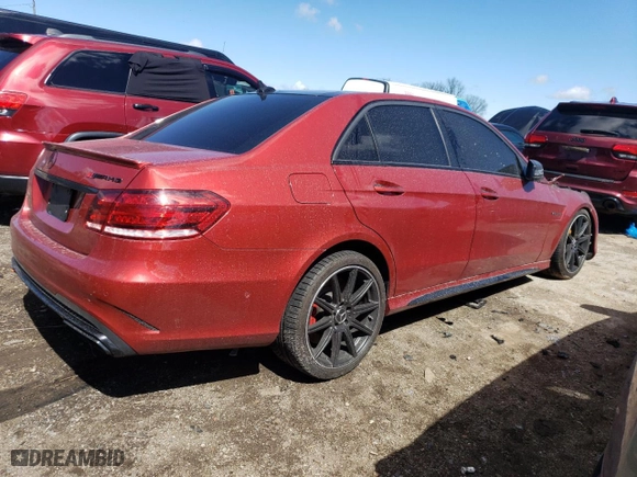 2016 Mercedes-Benz E-Class AMG E 63 S with VIN WDDHF7GB0GB216405, listed as a Copart auction lot 49683714 with 0 mi miles and Salvage Title. Bid and sale history available at carsss.com. Image 3.