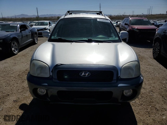 2003 Hyundai Santa Fe GLS with VIN KM8SC73DX3U518567, listed as a Copart auction lot 44335265 with 161,003 mi miles and Salvage Title. Bid and sale history available at carsss.com. Image 5.