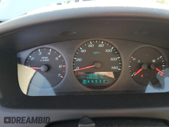 2010 Chevrolet Impala LS with VIN 2G1WA5EN8A1201930, listed as a Copart auction lot 52489895 with 105,302 mi miles and Salvage Title. Bid and sale history available at DreamBid. Image 9.
