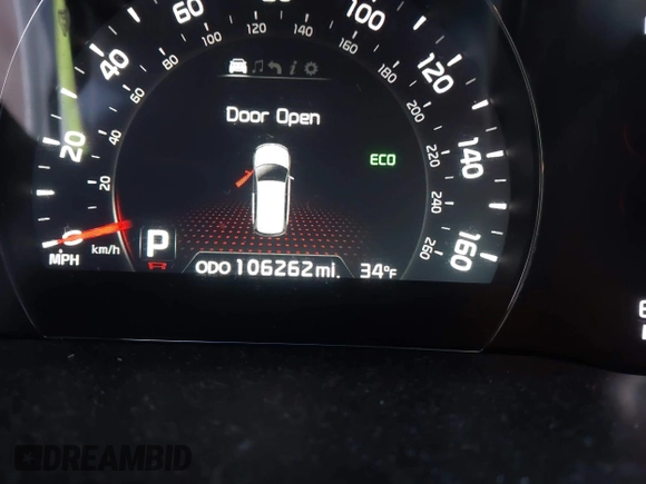 2014 Kia Sorento SX with VIN 5XYKW4A70EG451120, listed as a IAAI auction lot 41309727 with 106,262 mi miles. Bid and sale history available at carsss.com. Image 15.