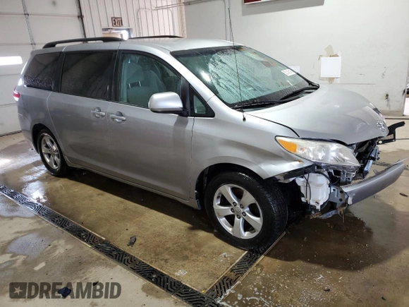 2012 Toyota Sienna LE AAS with VIN 5TDKK3DC6CS264818, listed as a Copart auction lot 52145145 with 143,510 mi miles and Salvage Title. Bid and sale history available at carsss.com. Image 4.