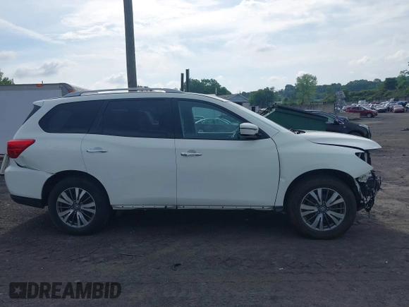 2017 Nissan Pathfinder SV with VIN 5N1DR2MM6HC623919, listed as a IAAI auction lot 42713558 with 50,221 mi miles and . Bid and sale history available at DreamBid. Image 13.