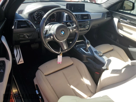 2018 BMW 2 Series M240i with VIN WBA2J5C57JVC07127, listed as a Copart auction lot 76994584 with 51,297 mi miles and Salvage title. Bid and sale history available at DreamBid. Image 8.